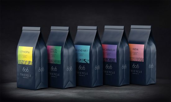 Tricycle Roastery Packaging by Sergio Laskin Agency | Daily design ...