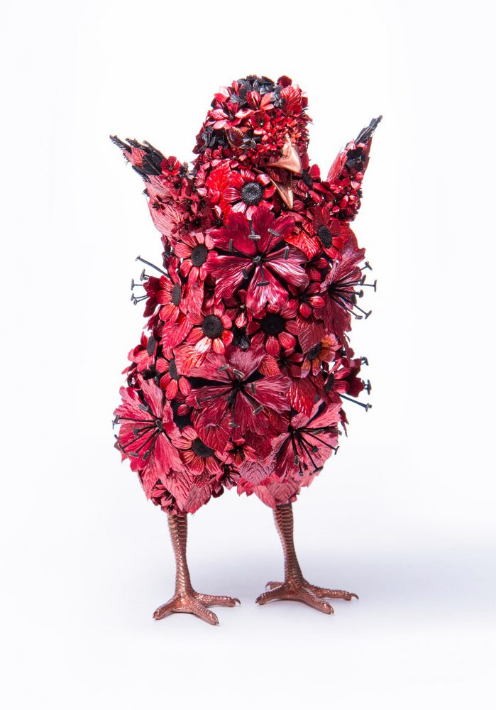 Flower-Encrusted Animal Sculptures by Taiichiro Yoshida | Daily design ...