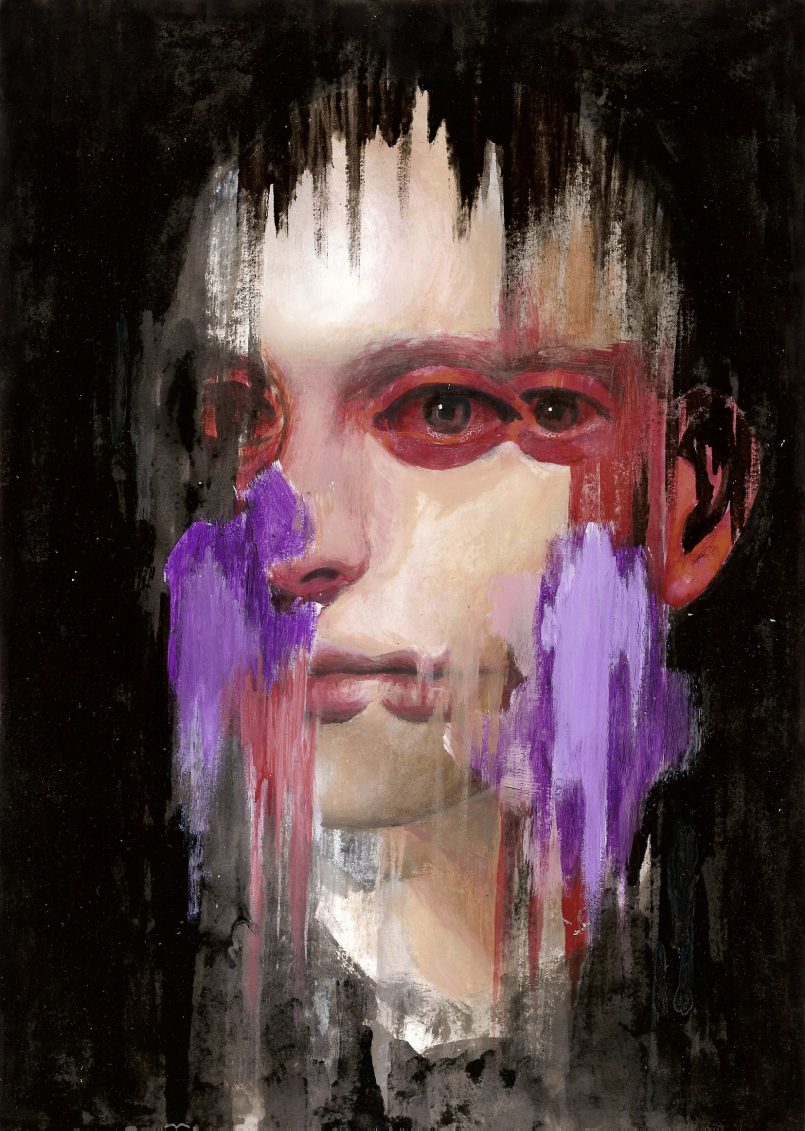 Fading Figures: Expressive Paintings By Nima Tayebian 