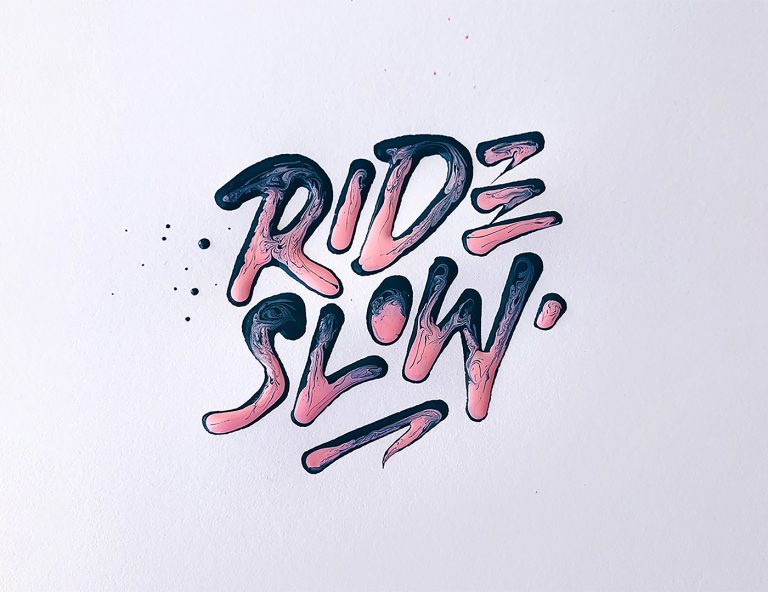 Wet Acrylic Lettering by Gehan Magee | Daily design inspiration for ...