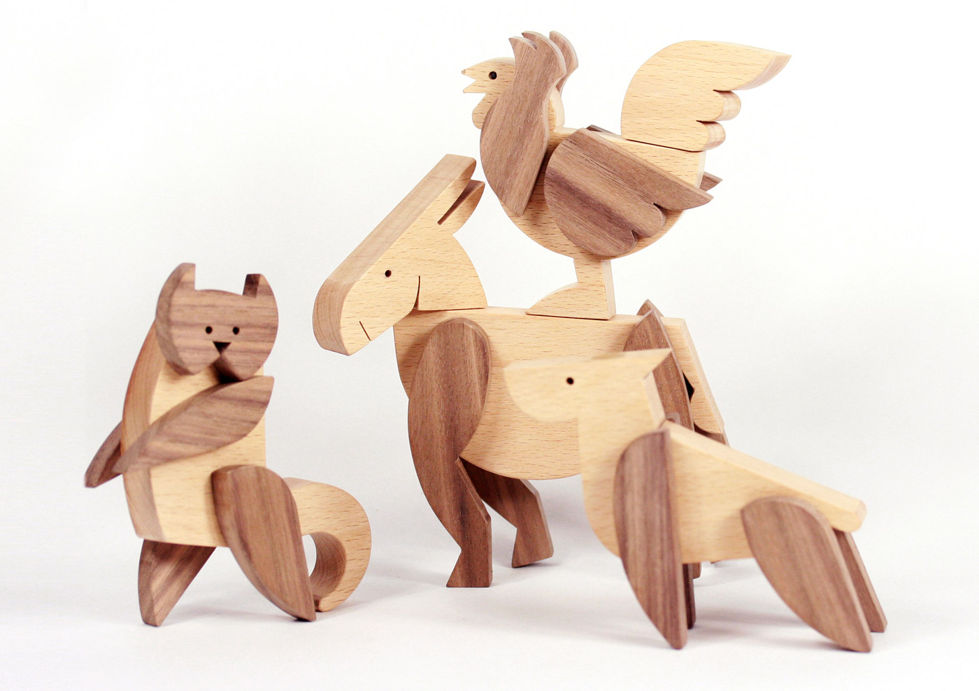 Handcrafted Animal Wooden Toys by Archabits