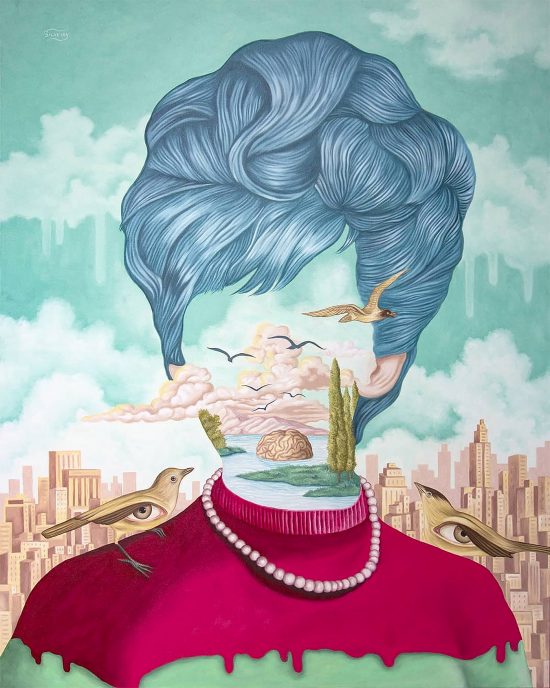 Surreal Portrait Paintings by Rafael Silveira | Daily design ...