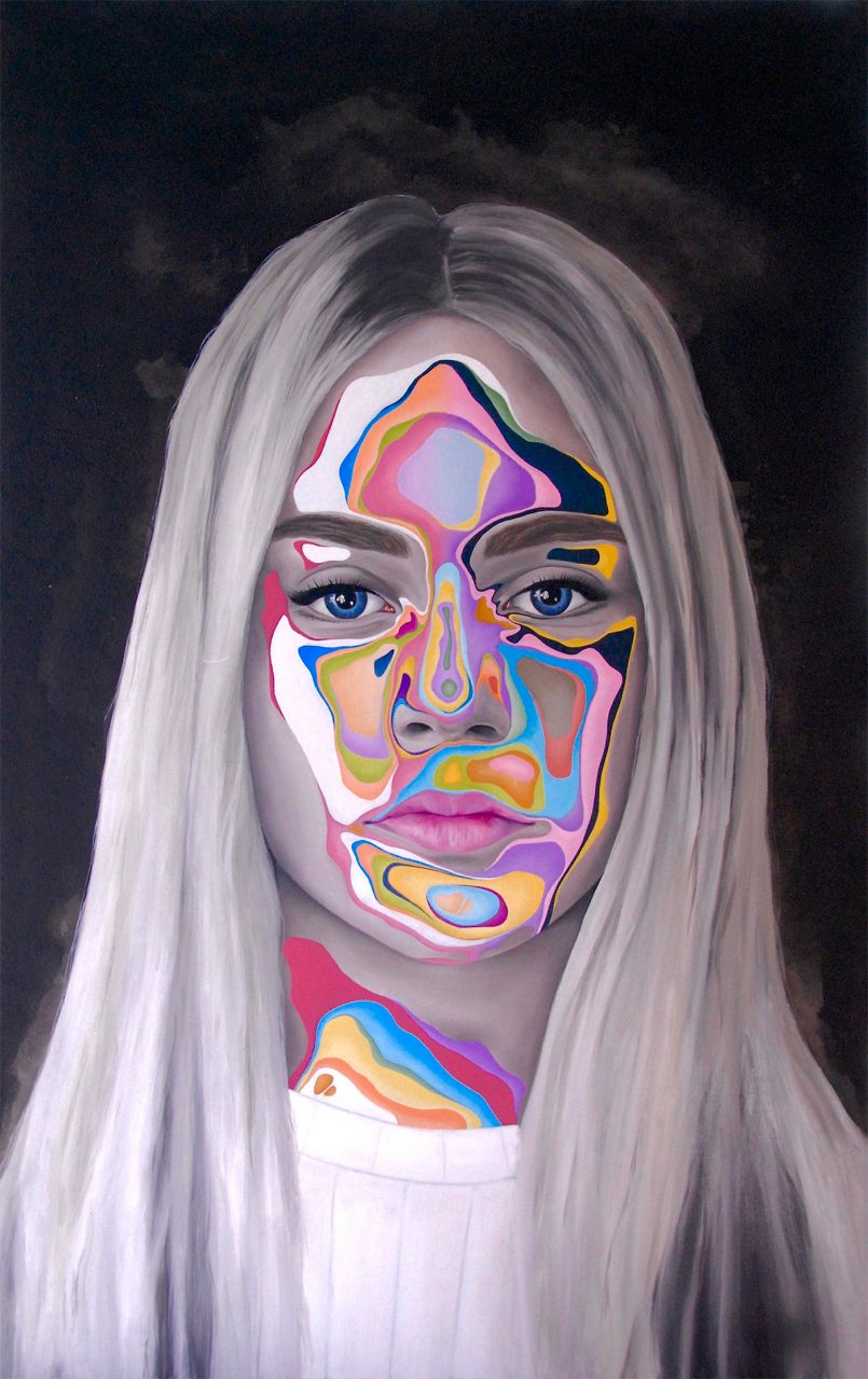 Glitch Portrait Paintings by Joshua Davison | Daily design inspiration ...