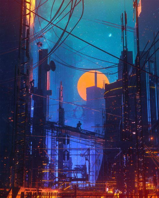 Cyberpunk Illustrations by Dangiuz | Daily design inspiration for ...