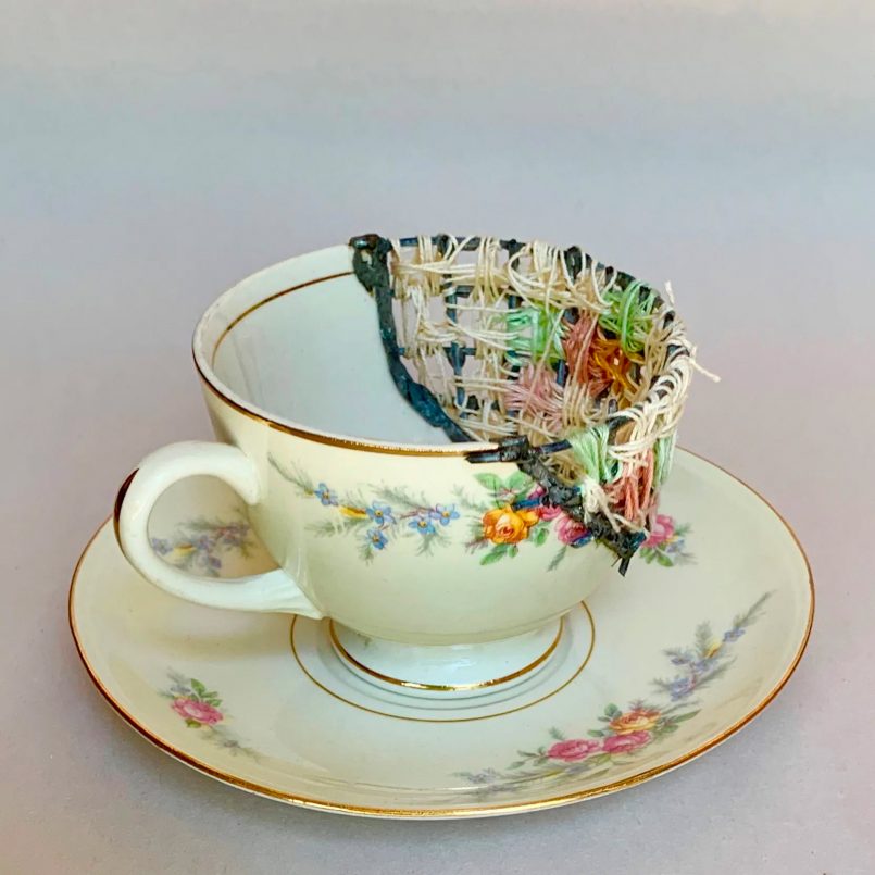 Mended Porcelain Artworks By Glen Martin Taylor 