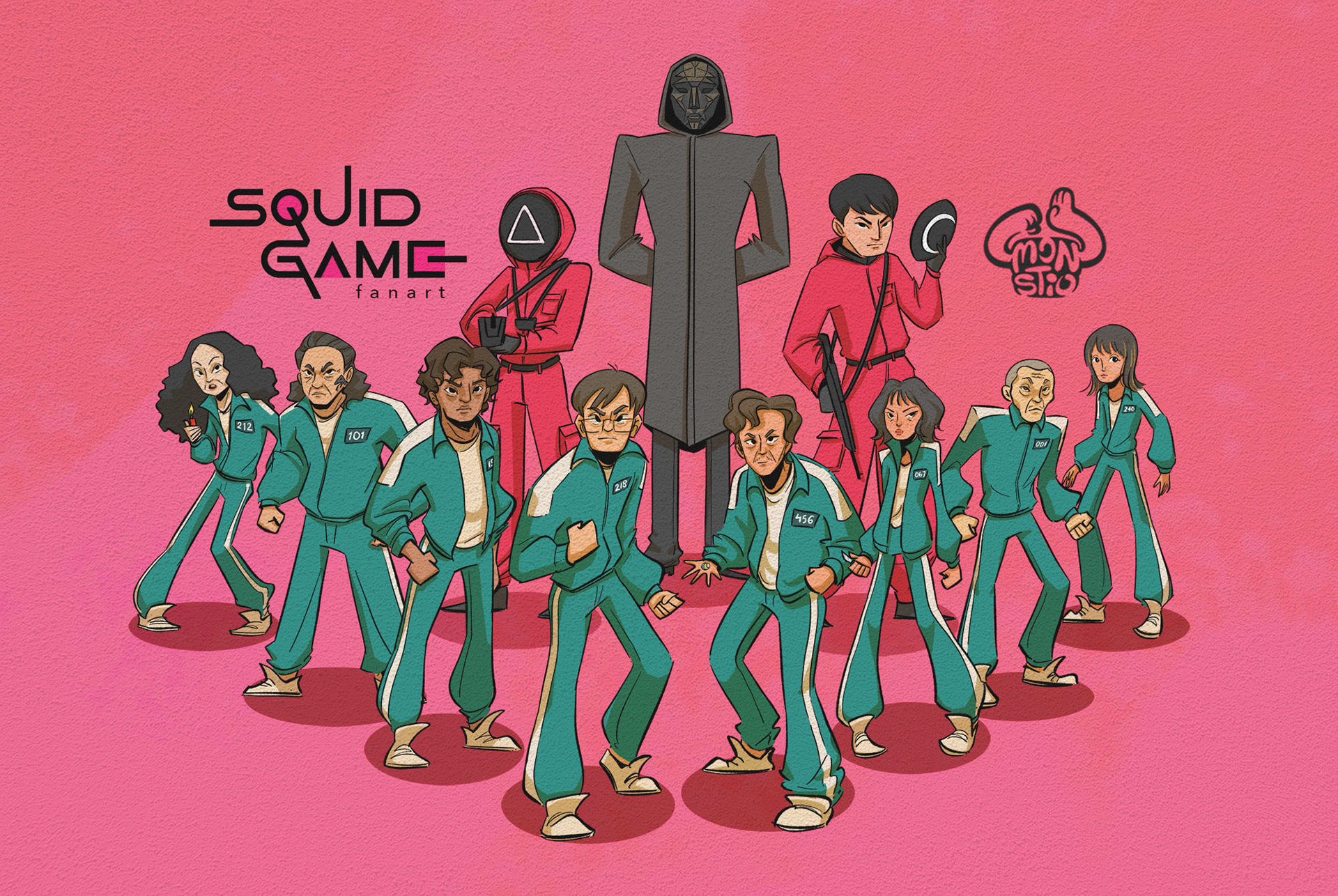 Squid Game Fan Art Collection Daily design inspiration for creatives