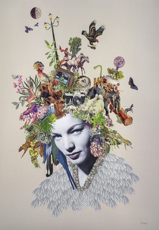 Pin-ups: Collage Artworks by Maria Rivans | Daily design inspiration ...