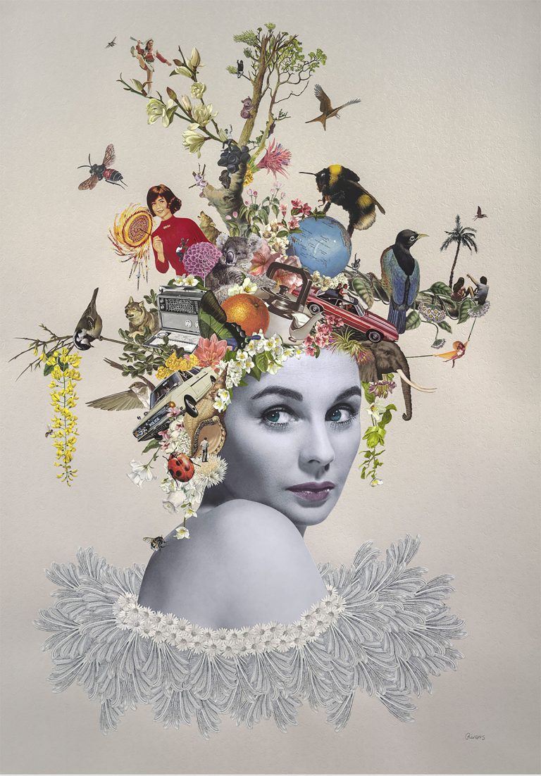 Pin-ups: Collage Artworks by Maria Rivans | Daily design inspiration ...