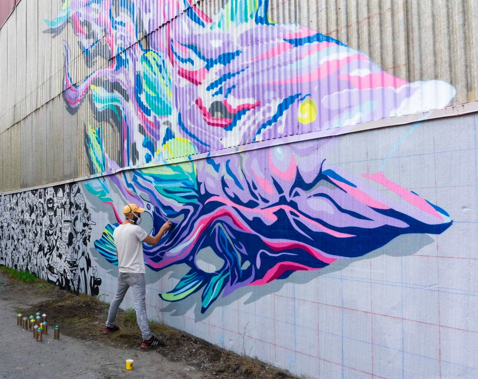 Colorful Murals & Street Art by Skurktur | Daily design inspiration for ...