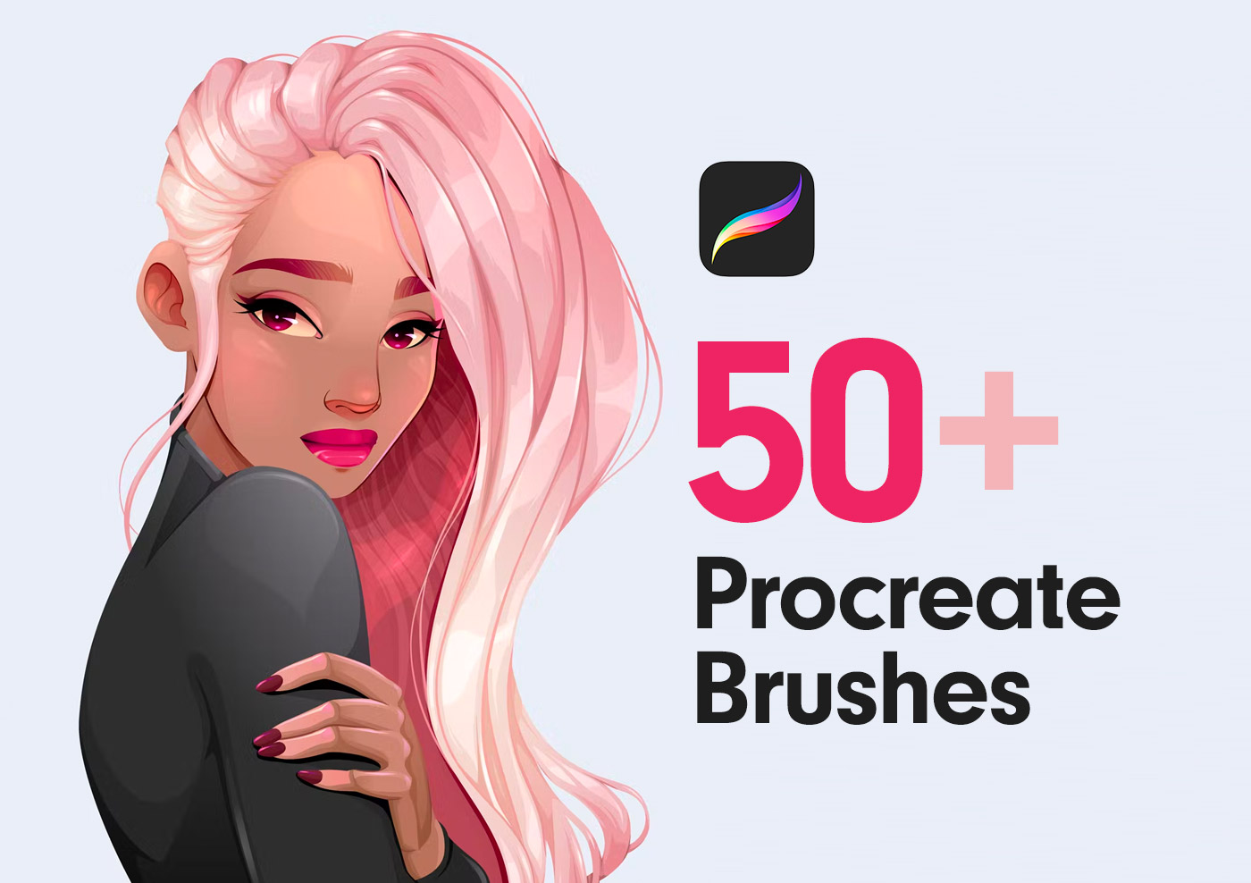 Download 10 illustration oil painting Procreate brushes