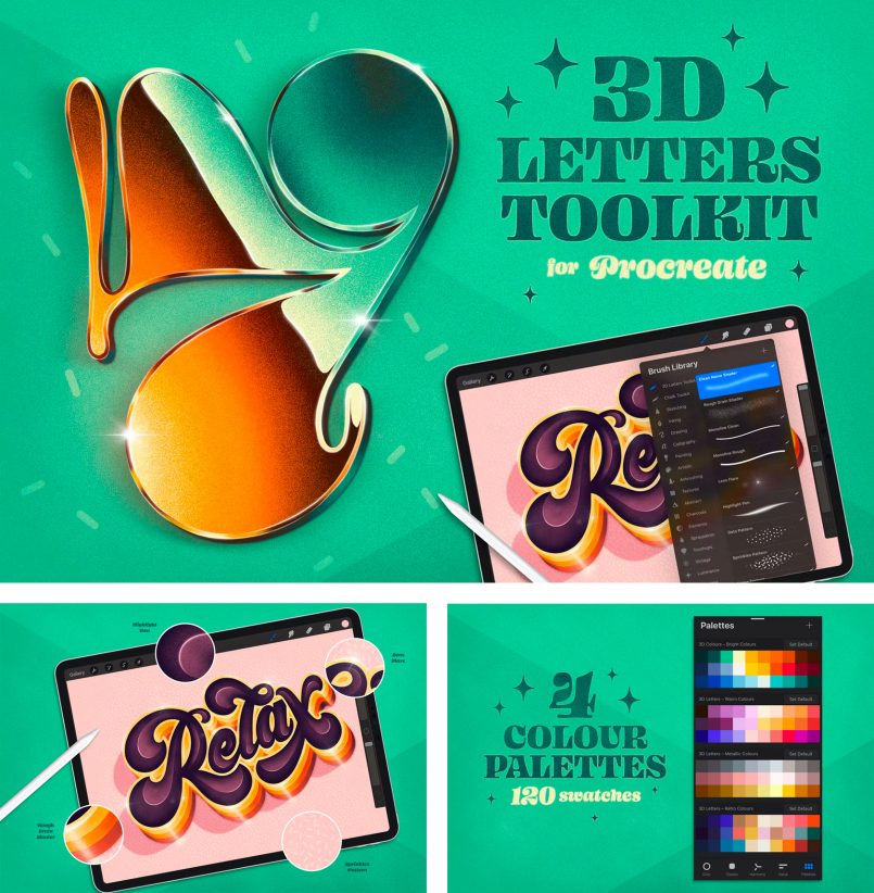 50 Excellent Procreate Brushes for Digital Artists