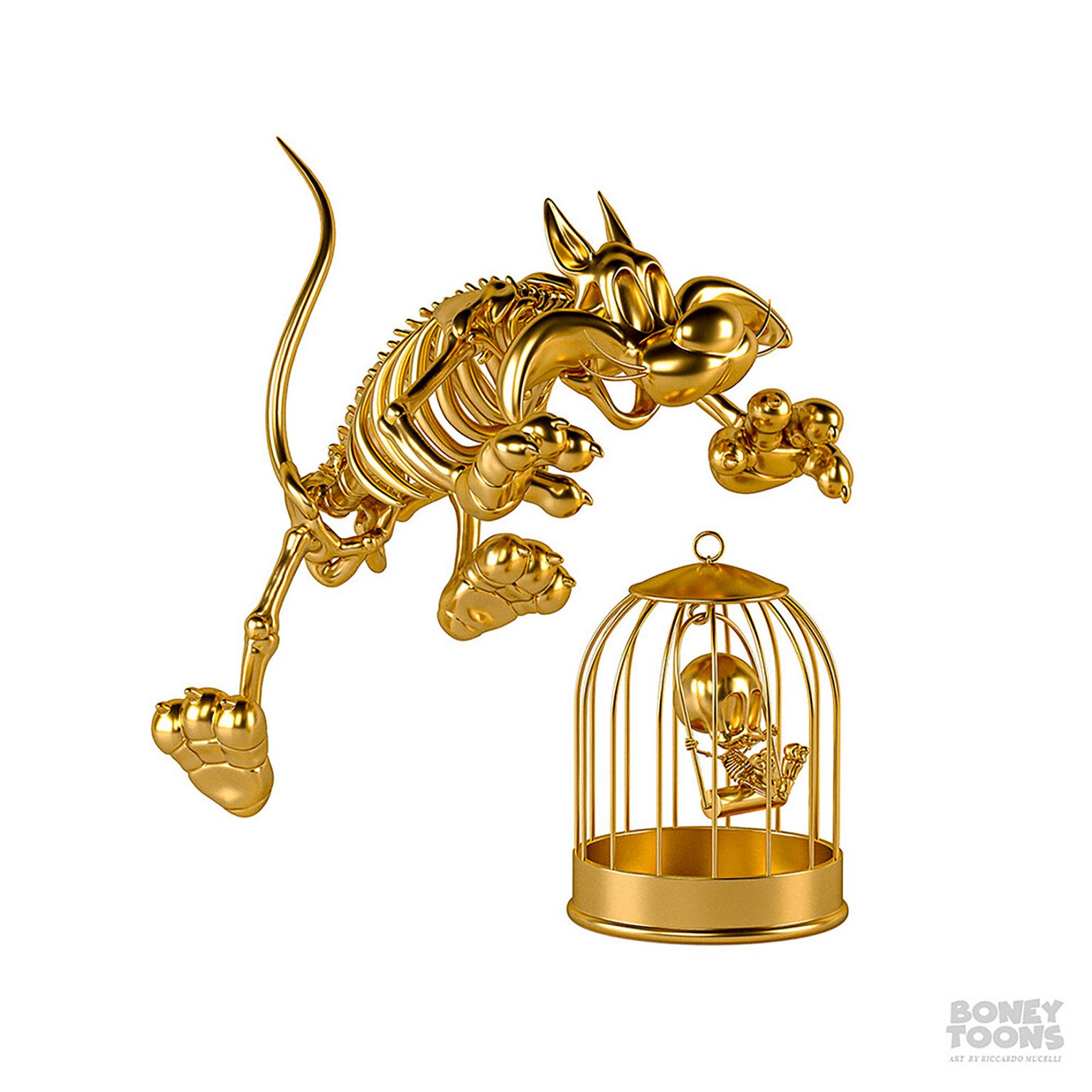 Boney Toons 3D Illustrations By Riccardo Mucelli Daily Design boney-toons-3d-illustrations-by-riccardo-mucelli-daily-design