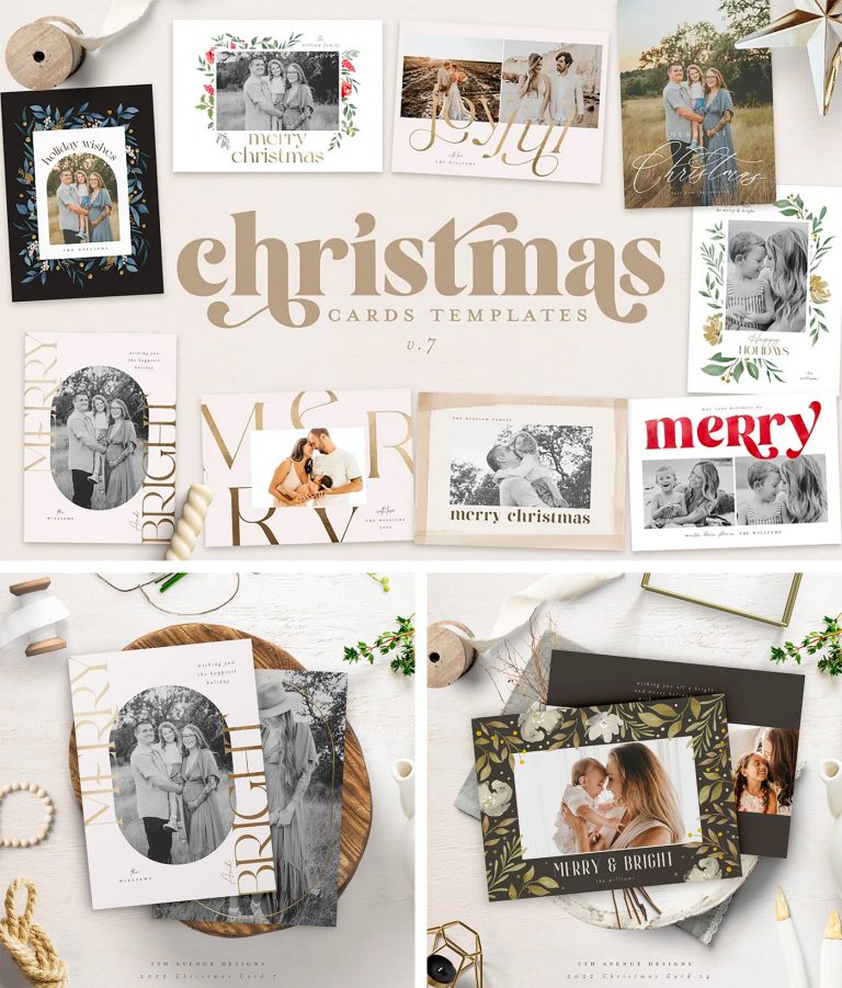 15+ Festive Graphics for your Christmas Cards & Designs | Daily design