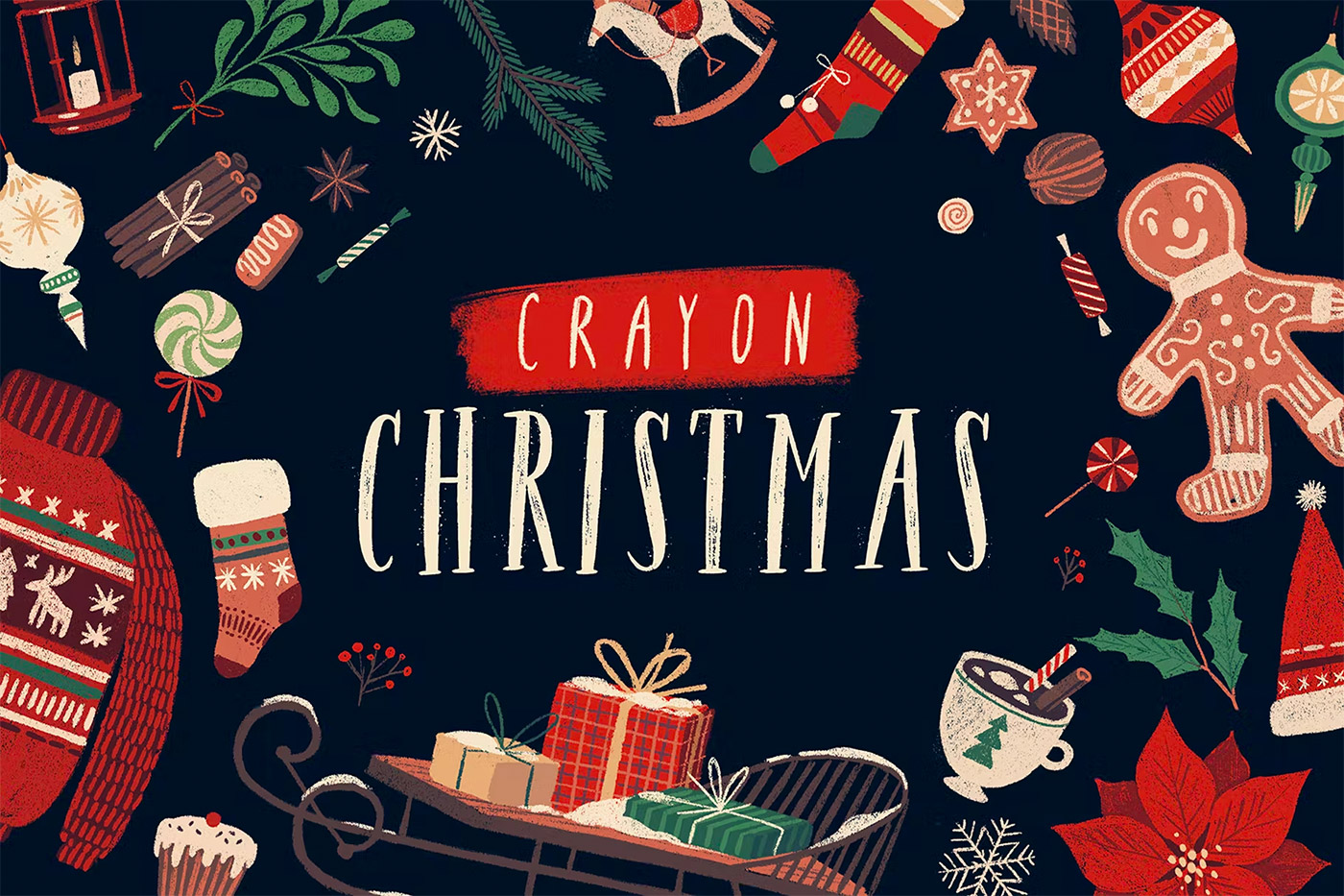 15+ Festive Graphics for your Christmas Cards & Designs | Daily design ...