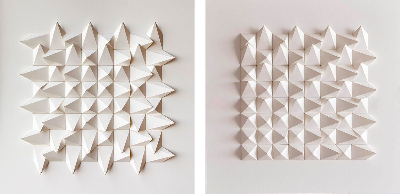 Geometric Paper Sculptures by Anna Kruhelska | Daily design inspiration ...