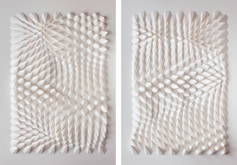 Geometric Paper Sculptures by Anna Kruhelska | Daily design inspiration ...