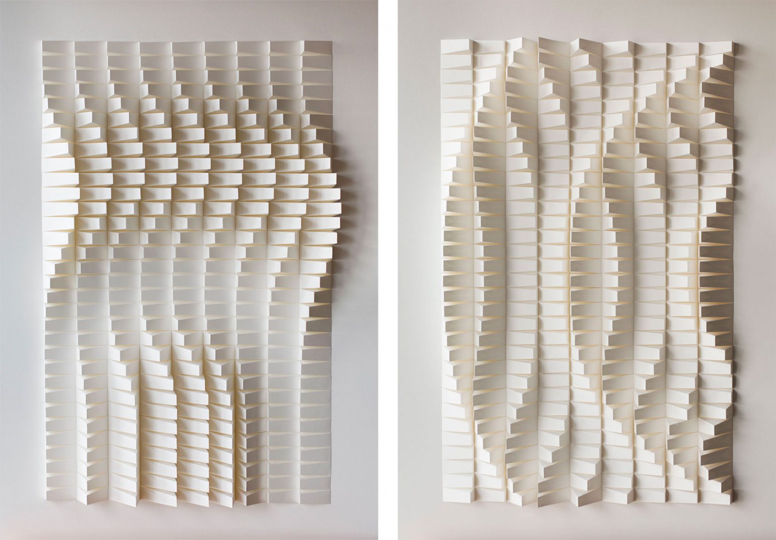 Geometric Paper Sculptures by Anna Kruhelska | Daily design inspiration ...