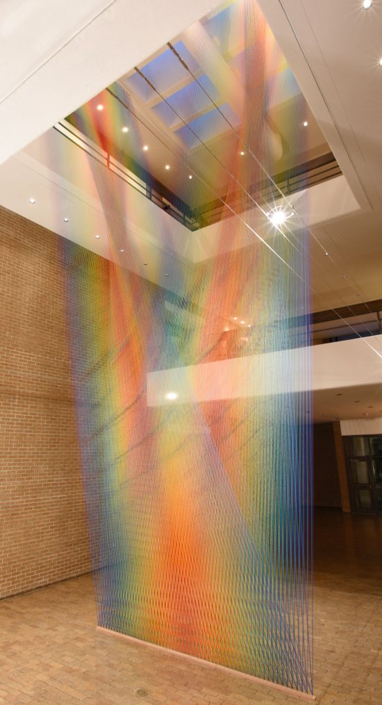 Plexus: Colorful Thread Installations by Gabriel Dawe | Daily design ...
