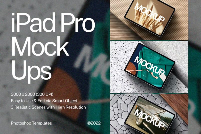 Free M2 iPad Pro 2023 Mockup PSD Set - Good Mockups