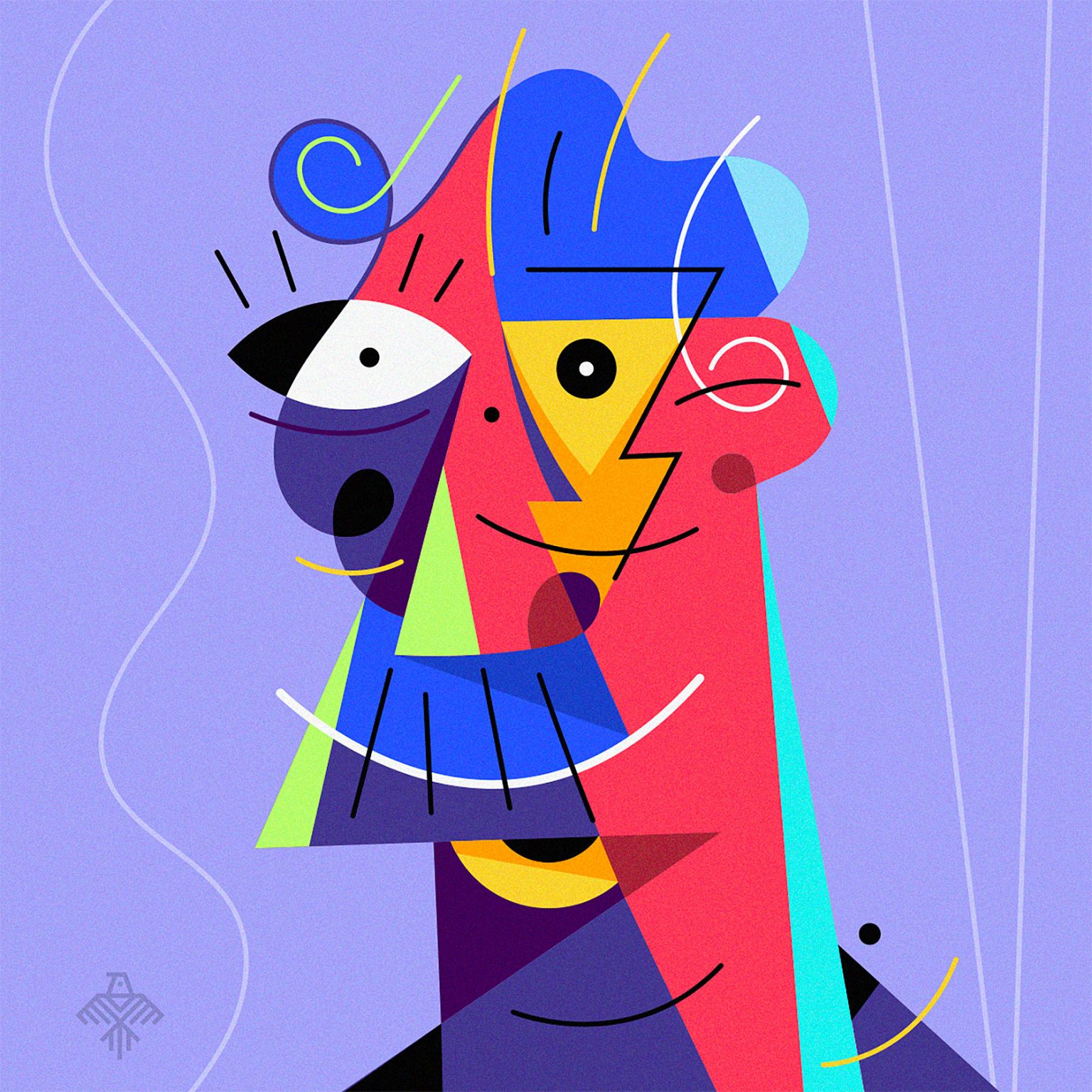 Mark Rise Faces Abstract Illustrations & Portraits by Mark Rise | Daily design ...