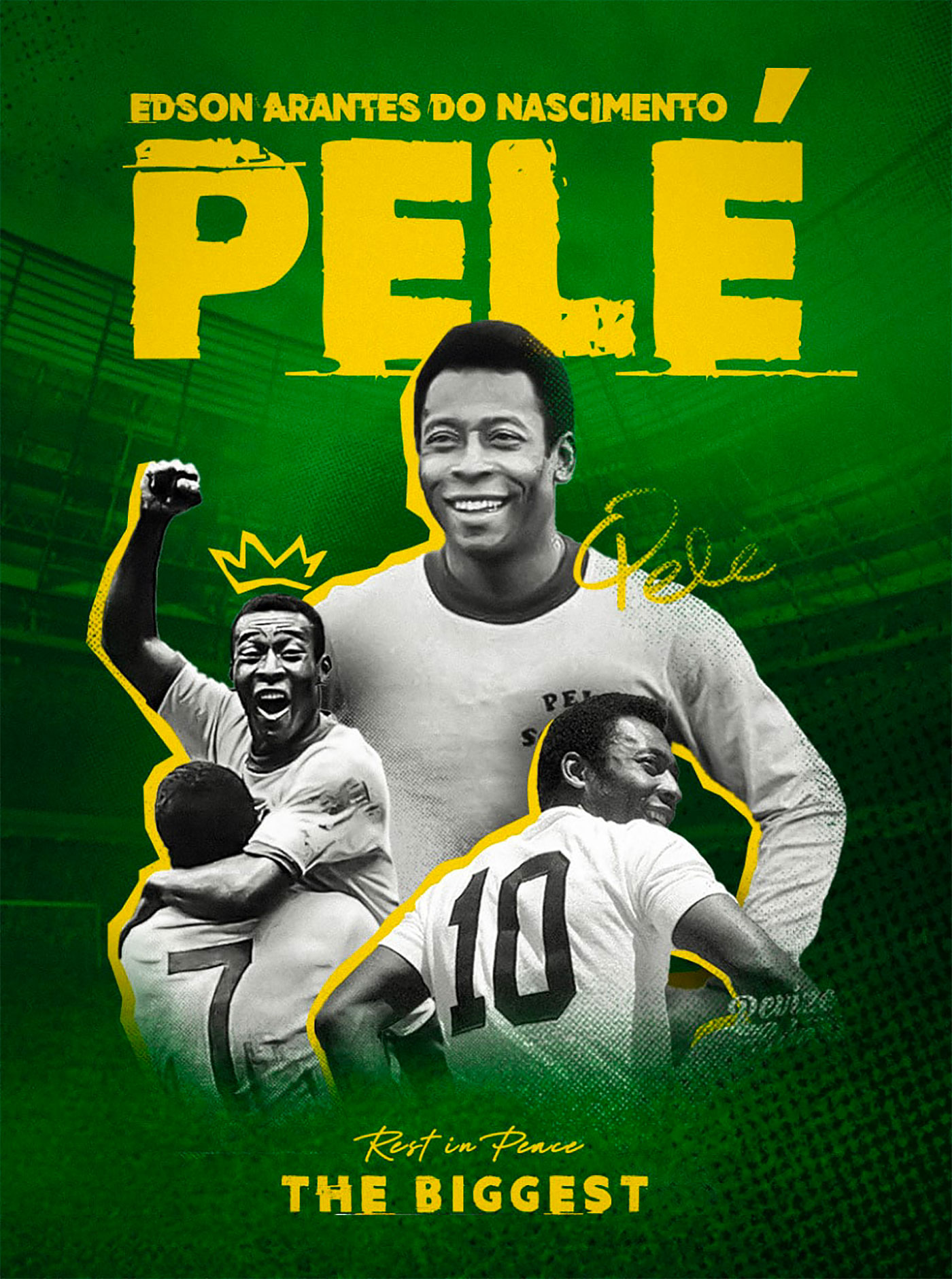 RIP King A Tribute To Pel Daily Design Inspiration For Creatives 