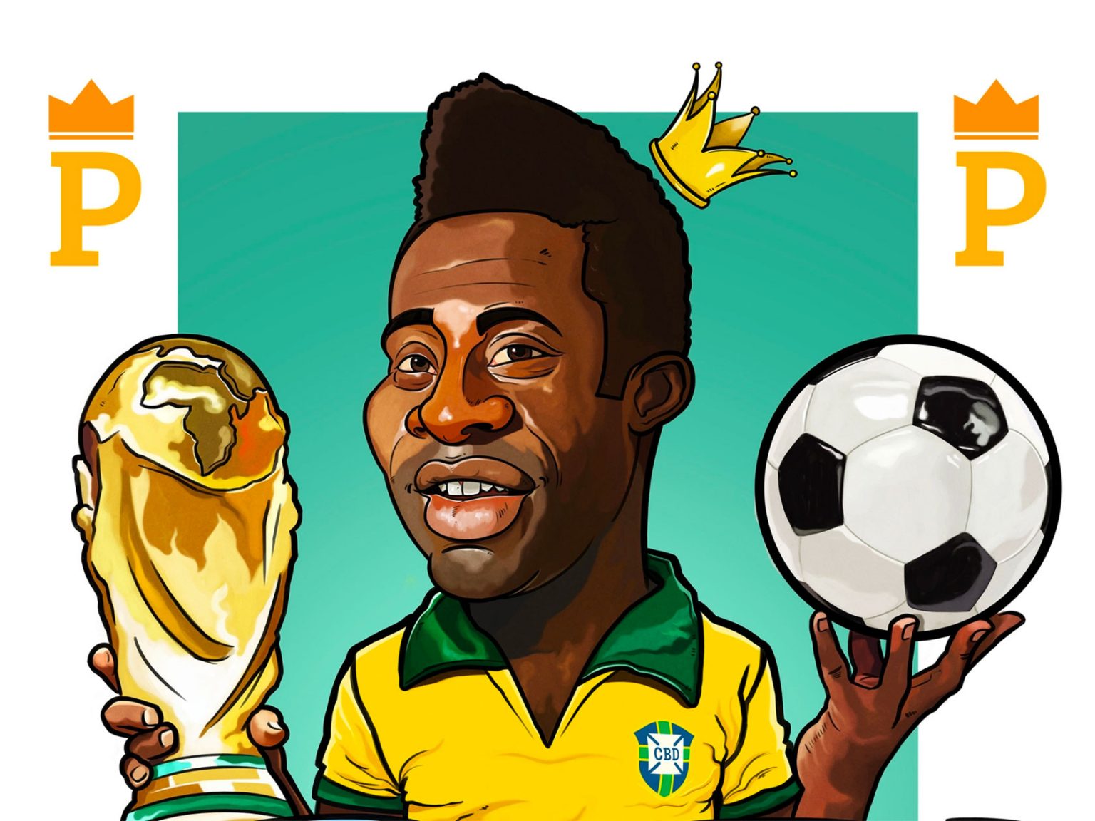 RIP King: A Tribute to Pelé | Daily design inspiration for creatives ...
