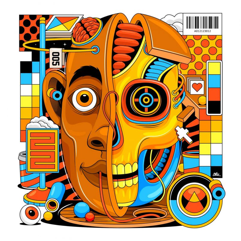 Psychedelic Illustrations by David Oku | Daily design inspiration for ...