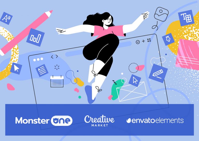 MonsterONE vs. Envato Elements vs. Creative Market Subscription