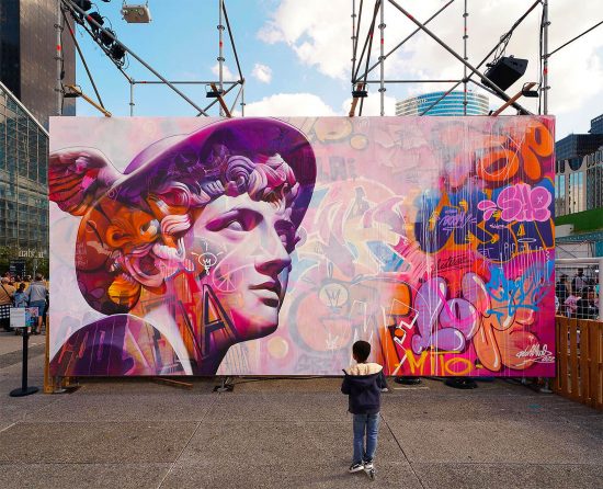 Classical Art Meets Street Aesthetics in Vibrant Murals by PichiAvo ...