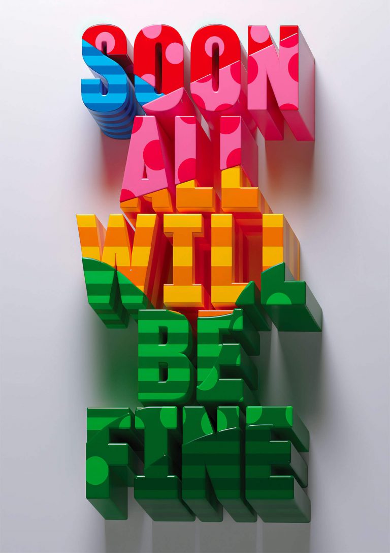 Amazing 3D Typographic Artworks by Jenue | Daily design inspiration for ...