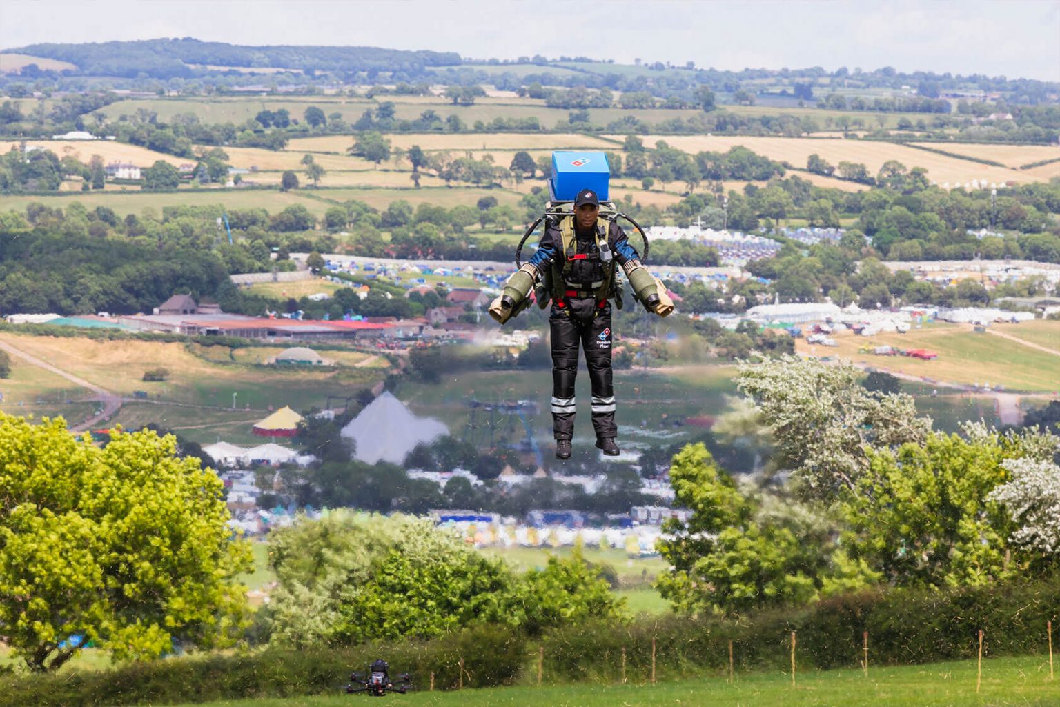 Behind the Scenes: Photographing the Viral Domino’s JetPack Pizza ...