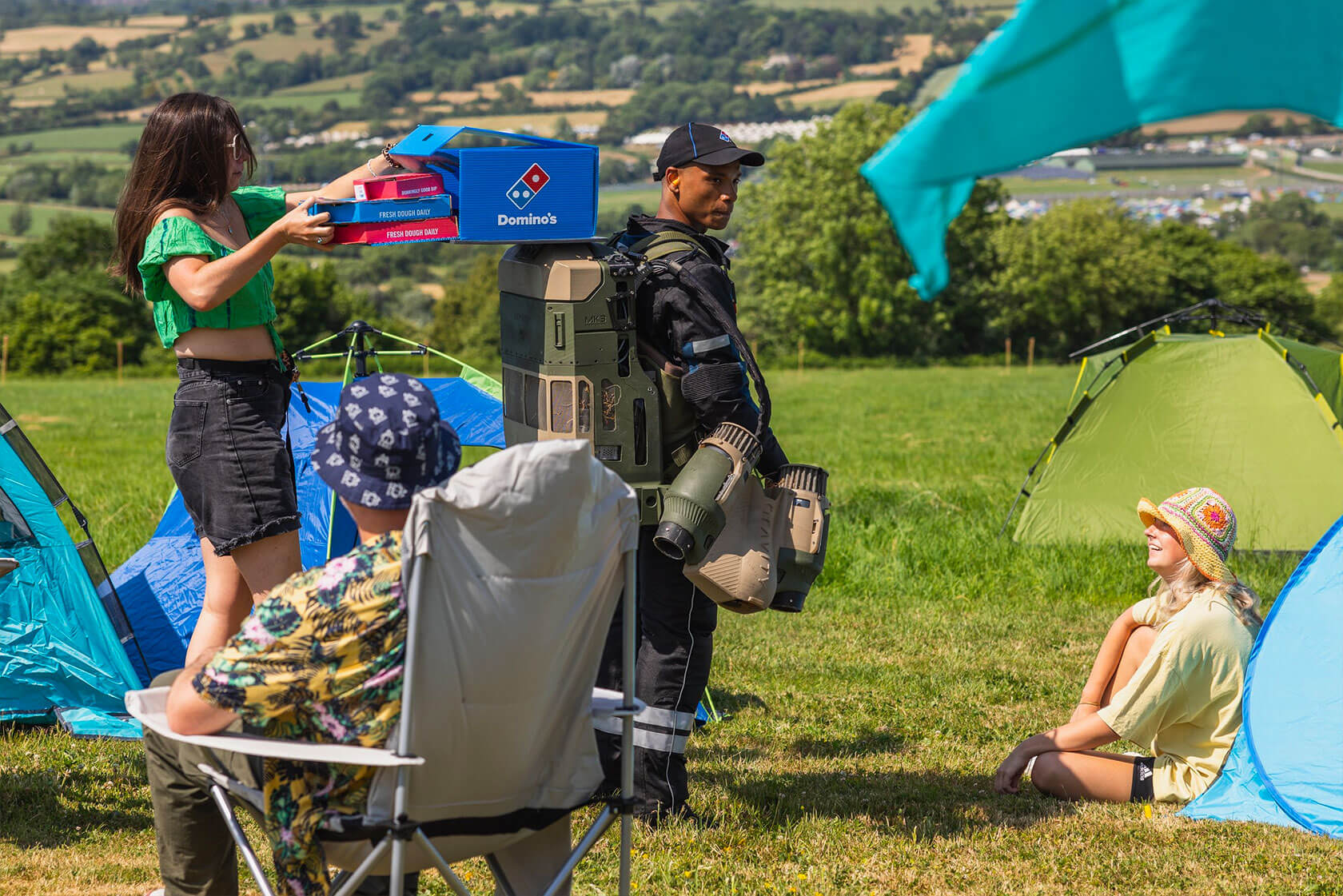 Behind the Scenes: Photographing the Viral Domino’s JetPack Pizza ...