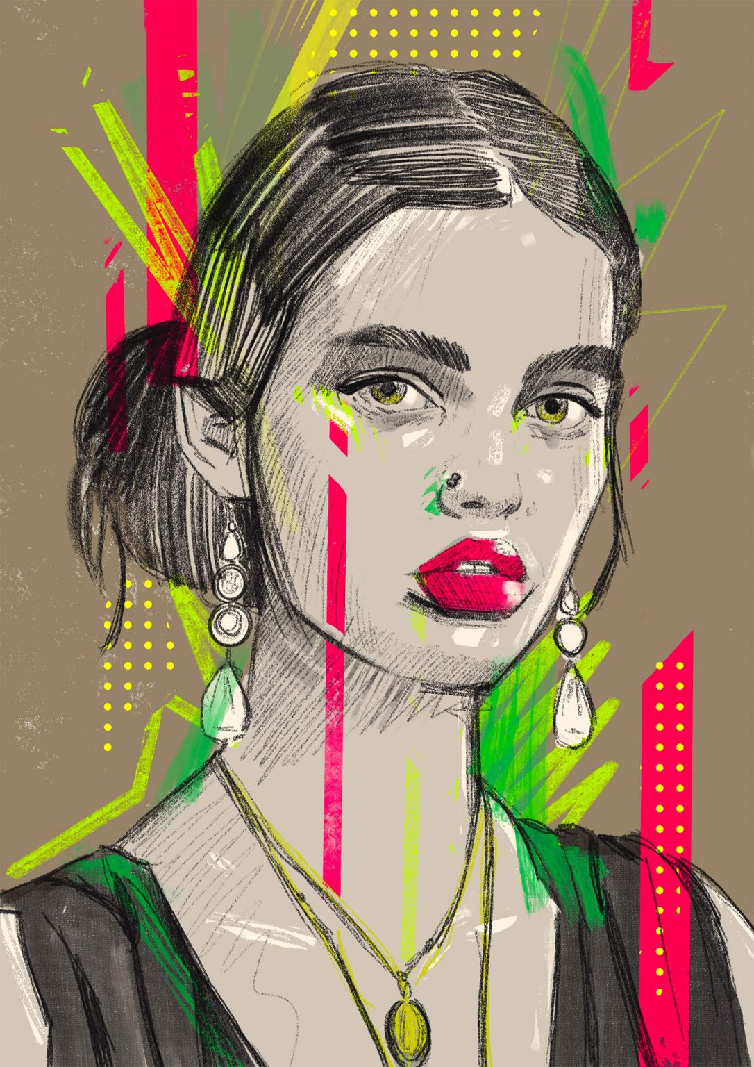 Grungy Portraits & Illustrations By Arunas Kacinskas 