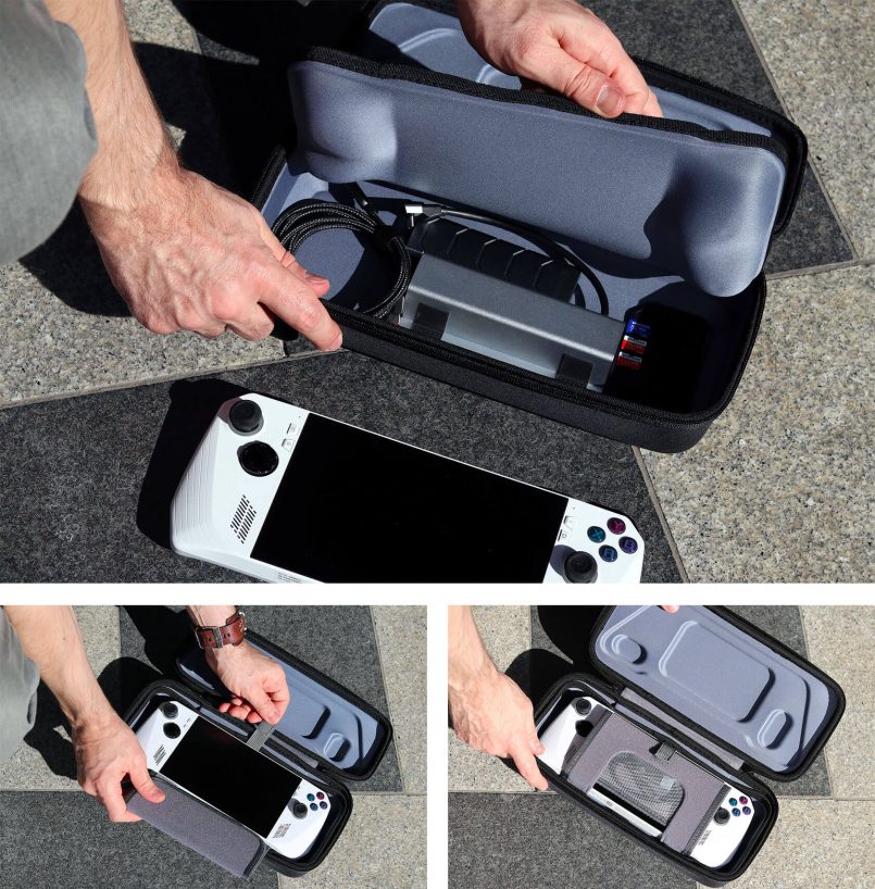 Carrying Case Kit for ASUS ROG Ally Accessories, Portable Hard
