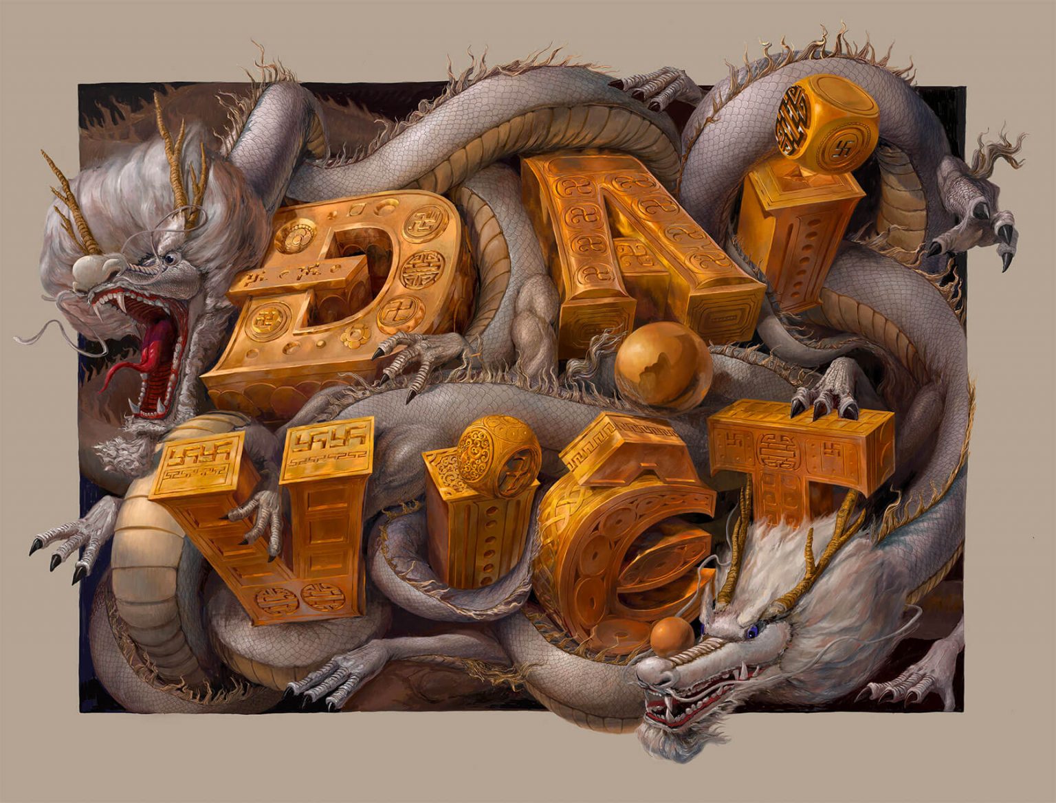 Three-Dimensional Lettering Artworks by Biksence Nguyen | Daily design ...