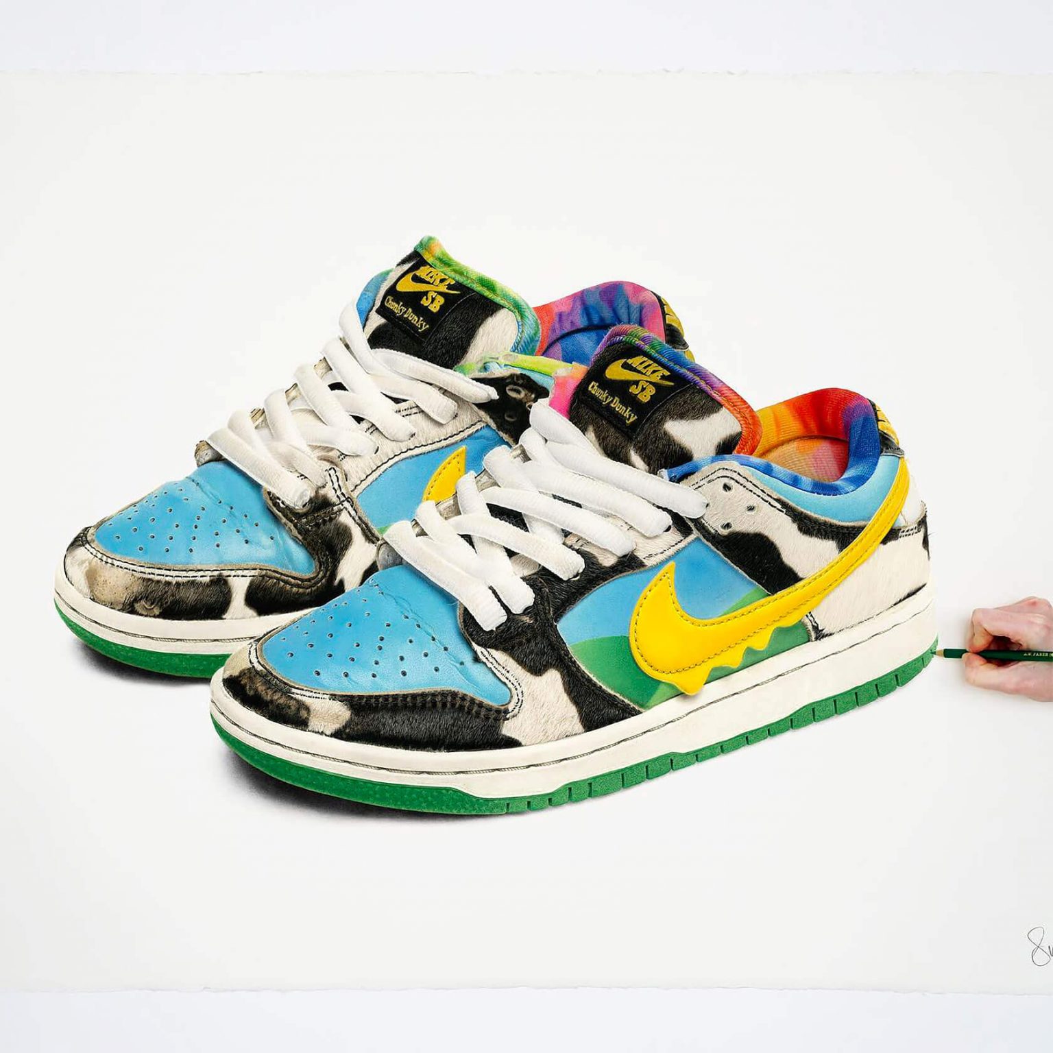 Hyperrealistic Sneaker Drawings by Steph Morris | Daily design ...