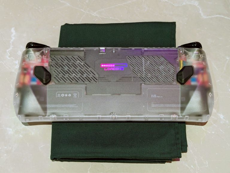 The Coolest Mod For The Rog Ally Jsaux Transparent Rgb Backplate Daily Design Inspiration For