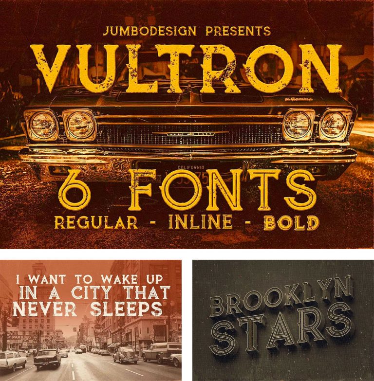 24 Best Fonts To Make An Impact In 2024 Daily Design Inspiration For   24 Fonts 13 Vultron 768x783 