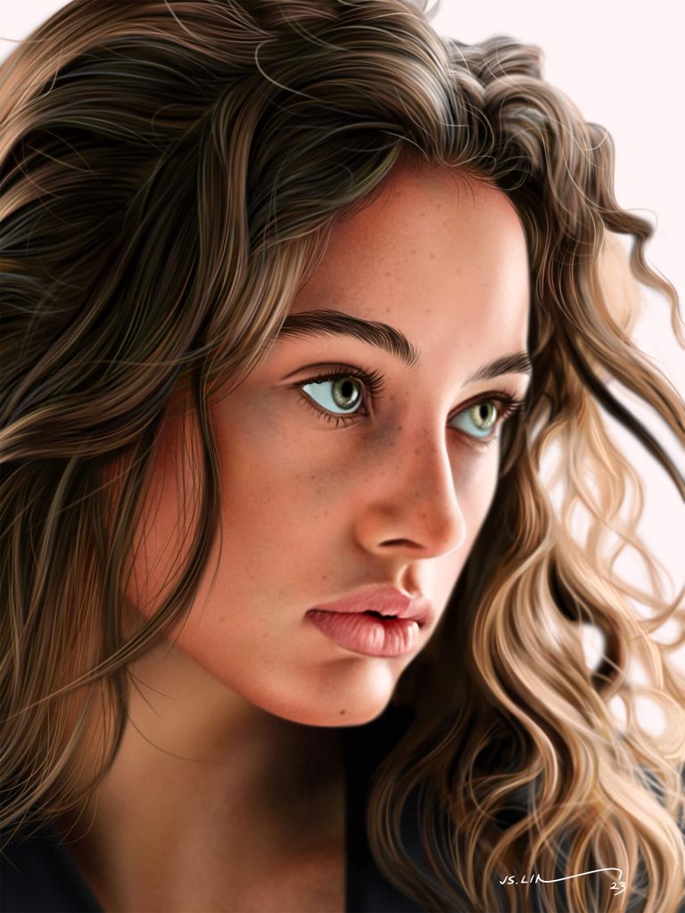 Beautiful Procreate Portraits by Jinsung Lim | Daily design inspiration ...