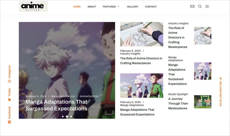 How to Create Your Own Manga & Anime Blog or Website using WordPress ...