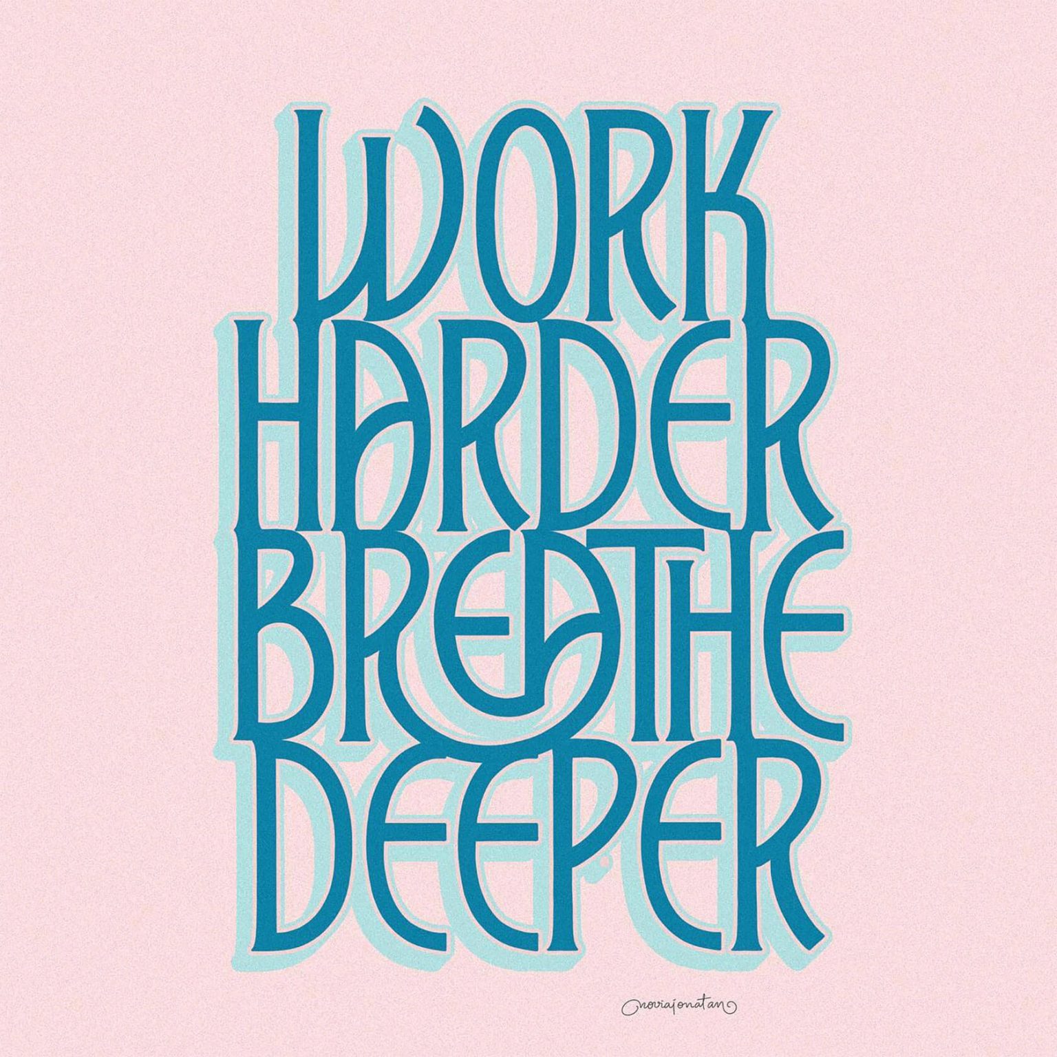 Gergeous Lettering Gorgeous Lettering Creations by Novia Jonatan | Daily design ...