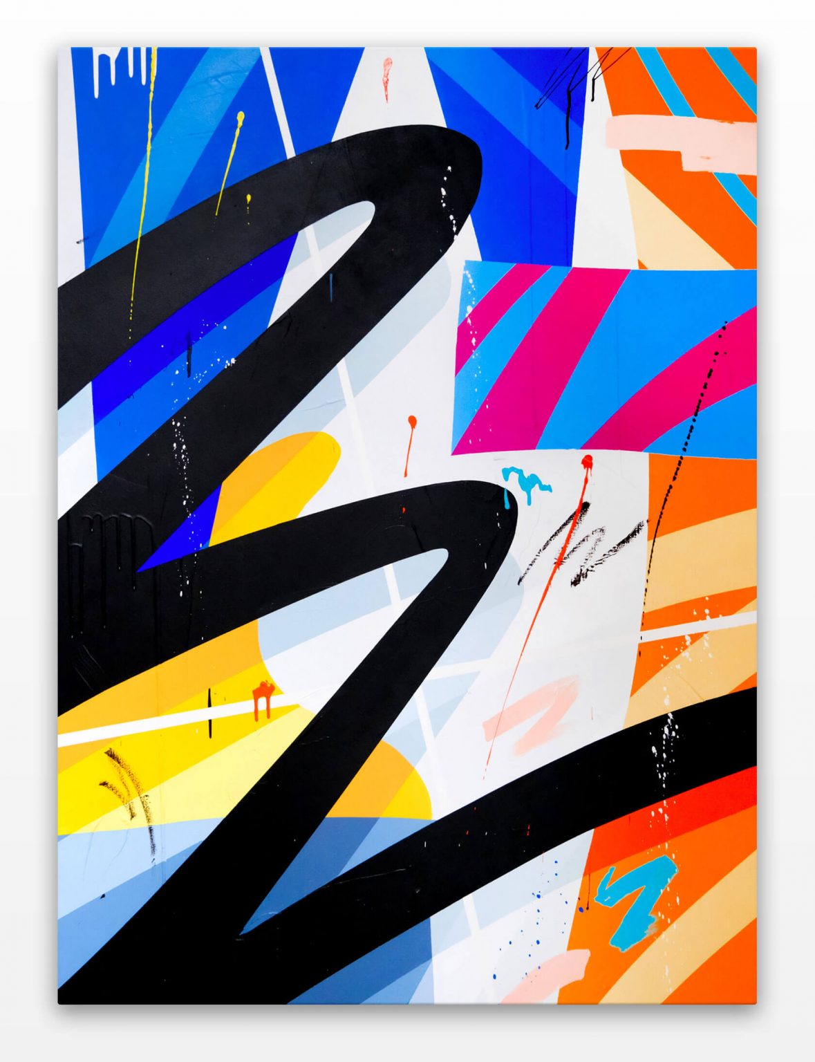 Graffiti on Canvas: Vibrant Artworks by Sébastien Theys | Daily design ...