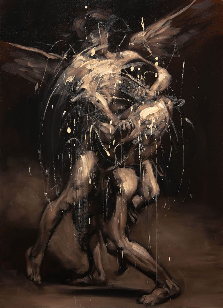 Comically Distorted Figure Distorted Figures: Paintings by Kim Byungkwan | Daily design ...