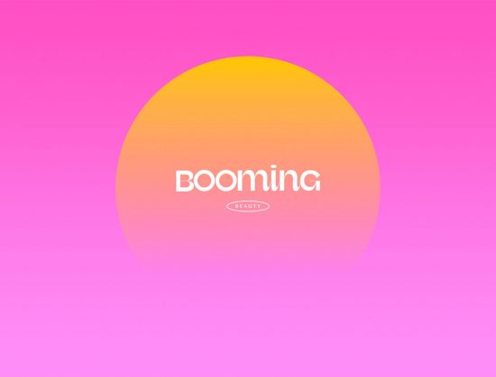 Booming Layout Sunset Gradients & Glittering Details: Boomingβs Bold Identity by ...