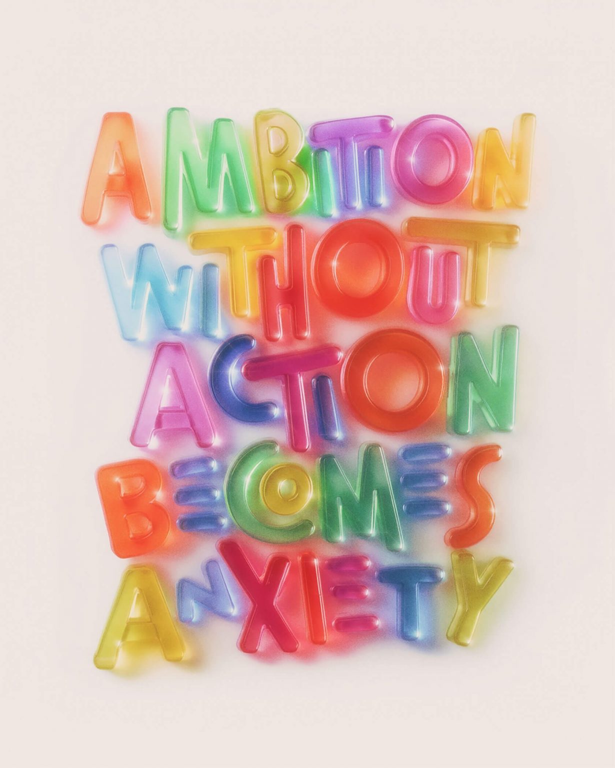 Candy-Colored Lettering Creations by Memo Vigil | Daily design ...