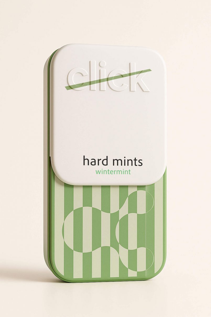 Designer Mints Click Hard Mints Packaging System by Sergio Laskin | Daily design ...