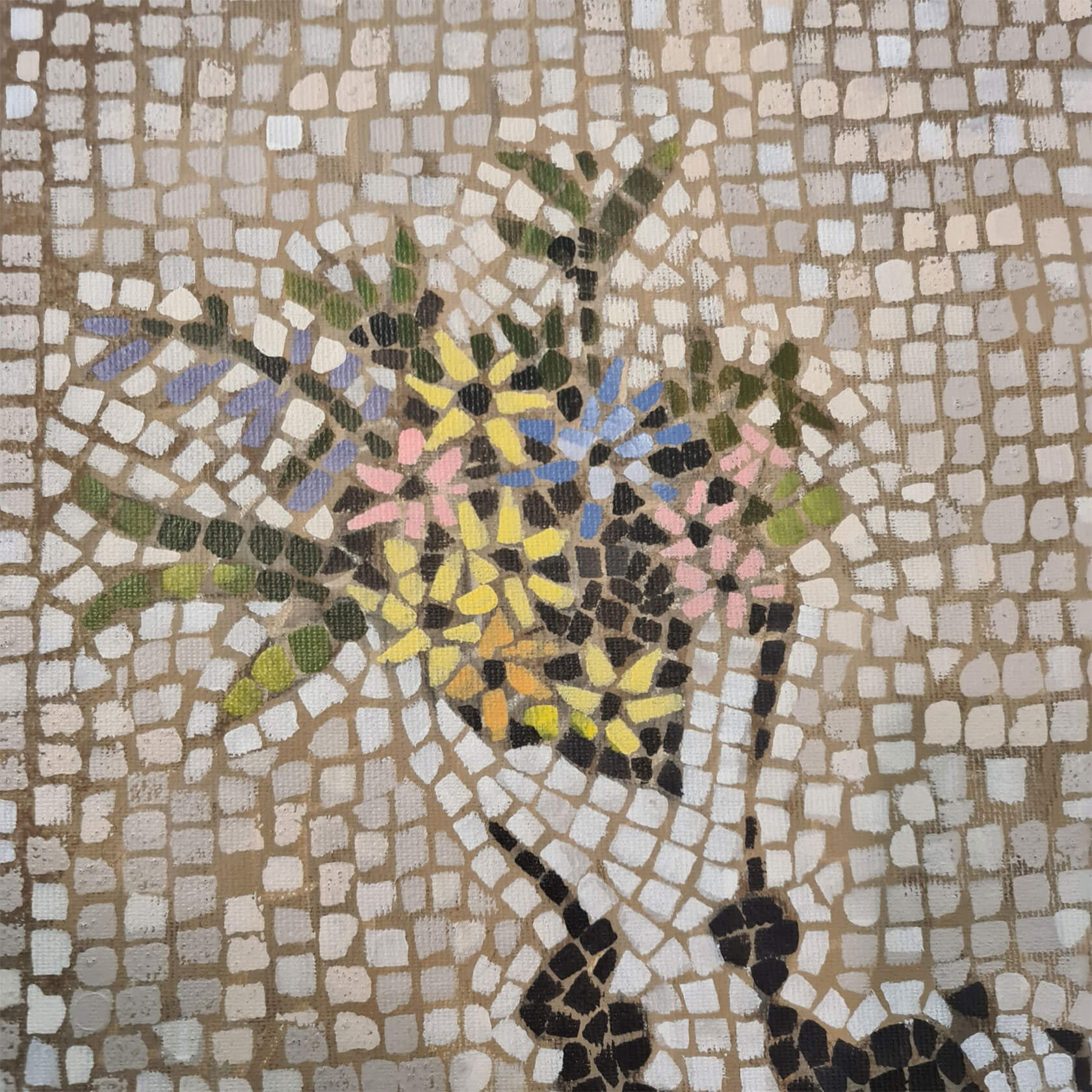 Modern Mosaics: Trompe L'oeil Paintings by Refreshink | Daily