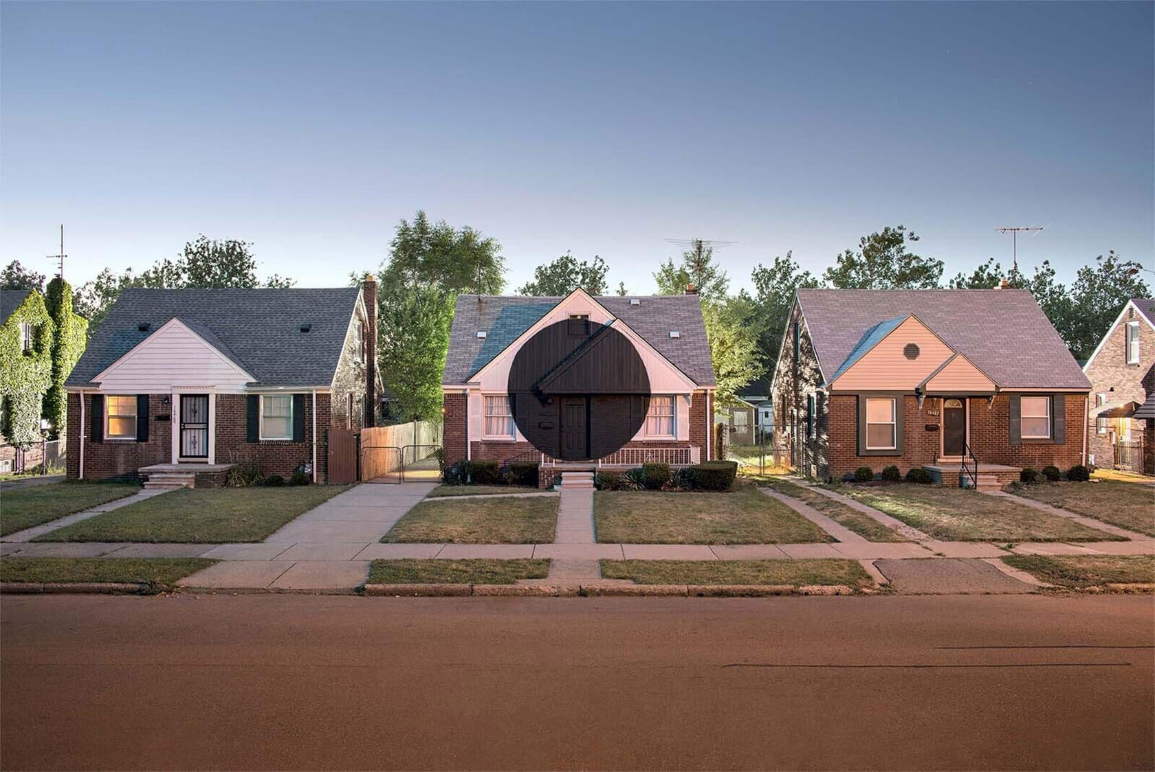 Unsettling the Familiar: Ian Strange's Architectural Interventions